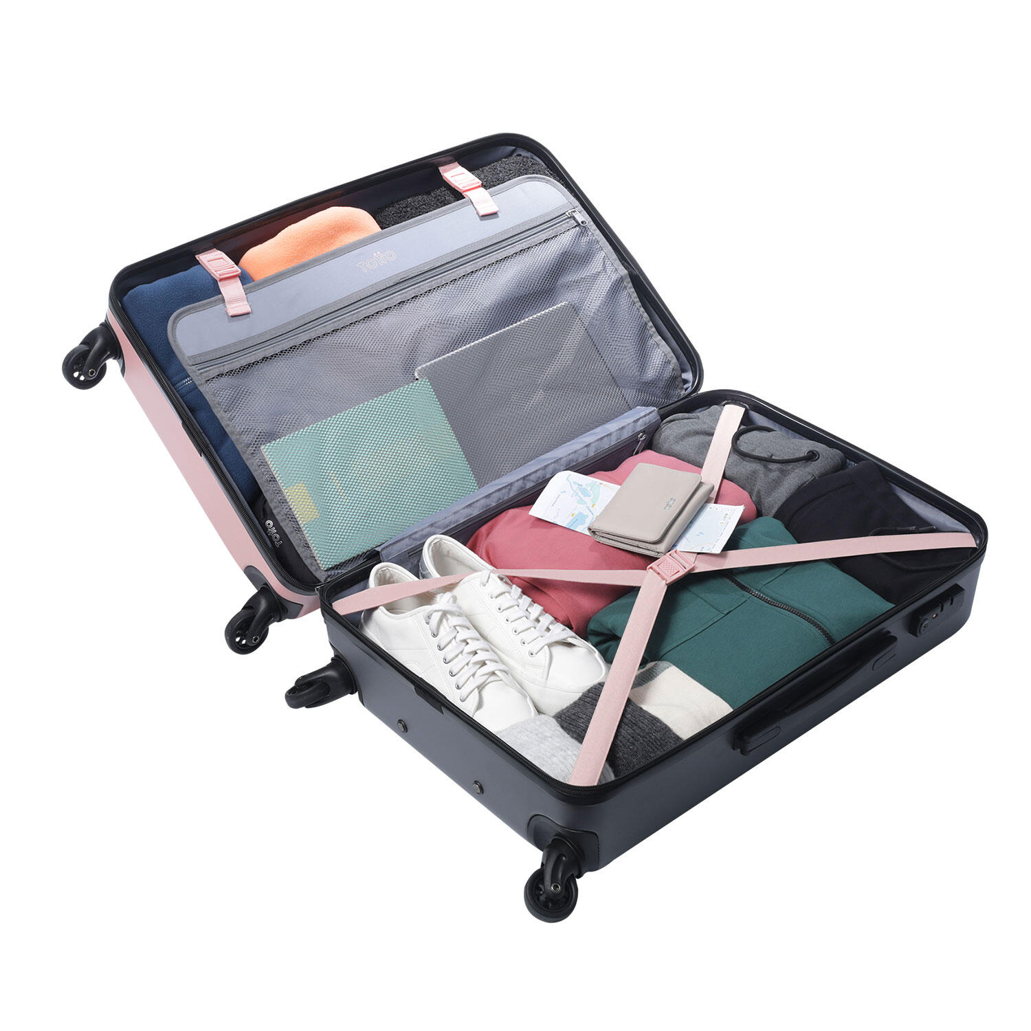 Totto Maleta mediana Bazy Peachskin Poliéster 46 x68 x26 cm 3/5