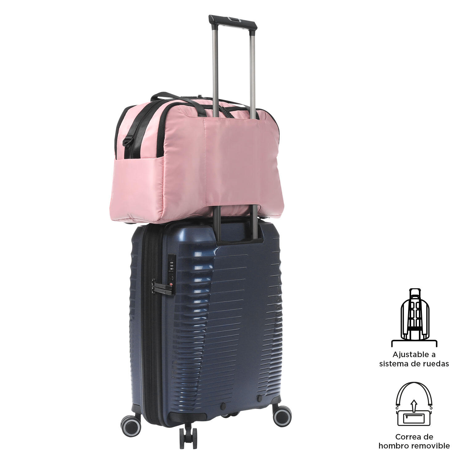 Totto Bolsa viaje Weekender Peachskin Poliéster 45.5 x 31 x 19.5 cm 4/5