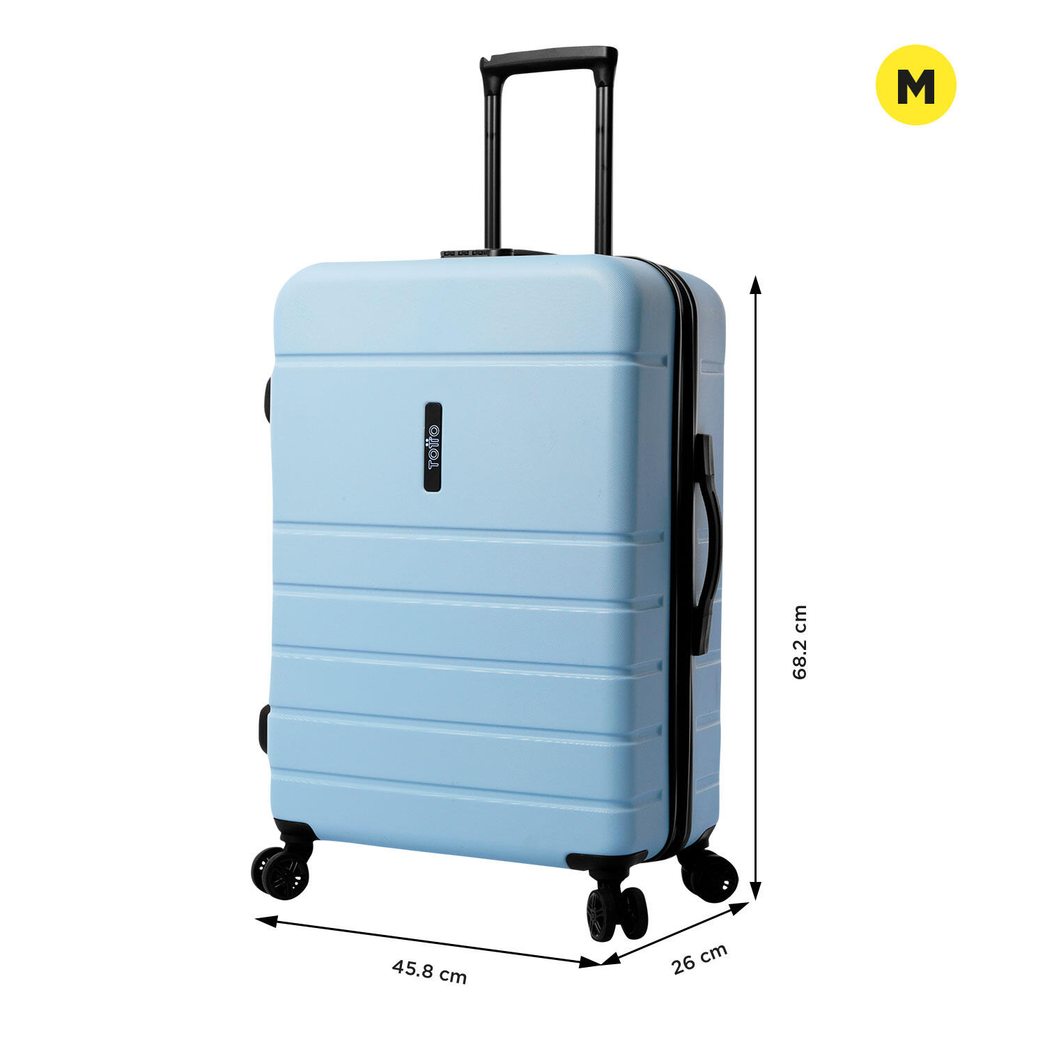 Totto Maleta mediana Prop M Angel Falls Poliéster 45.8 x 68.2 x 26 cm 3/5