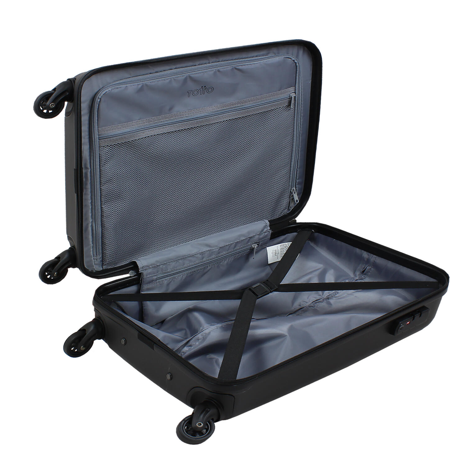 Totto Maleta mediana Bazy Negro Policarbonato 46 x 68 x 26 cm 5/5