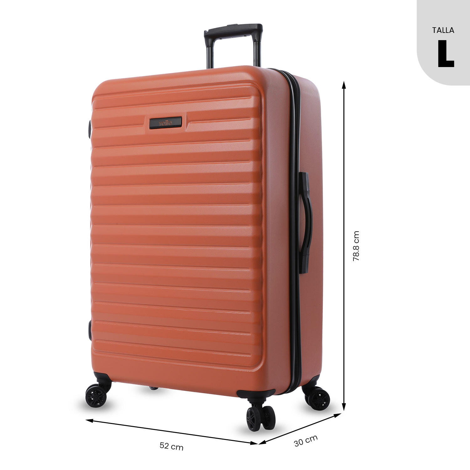 Totto Maleta grande Helios 2.0 Naranja Policarbonato 52 x78.8 x 30 cm 3/5