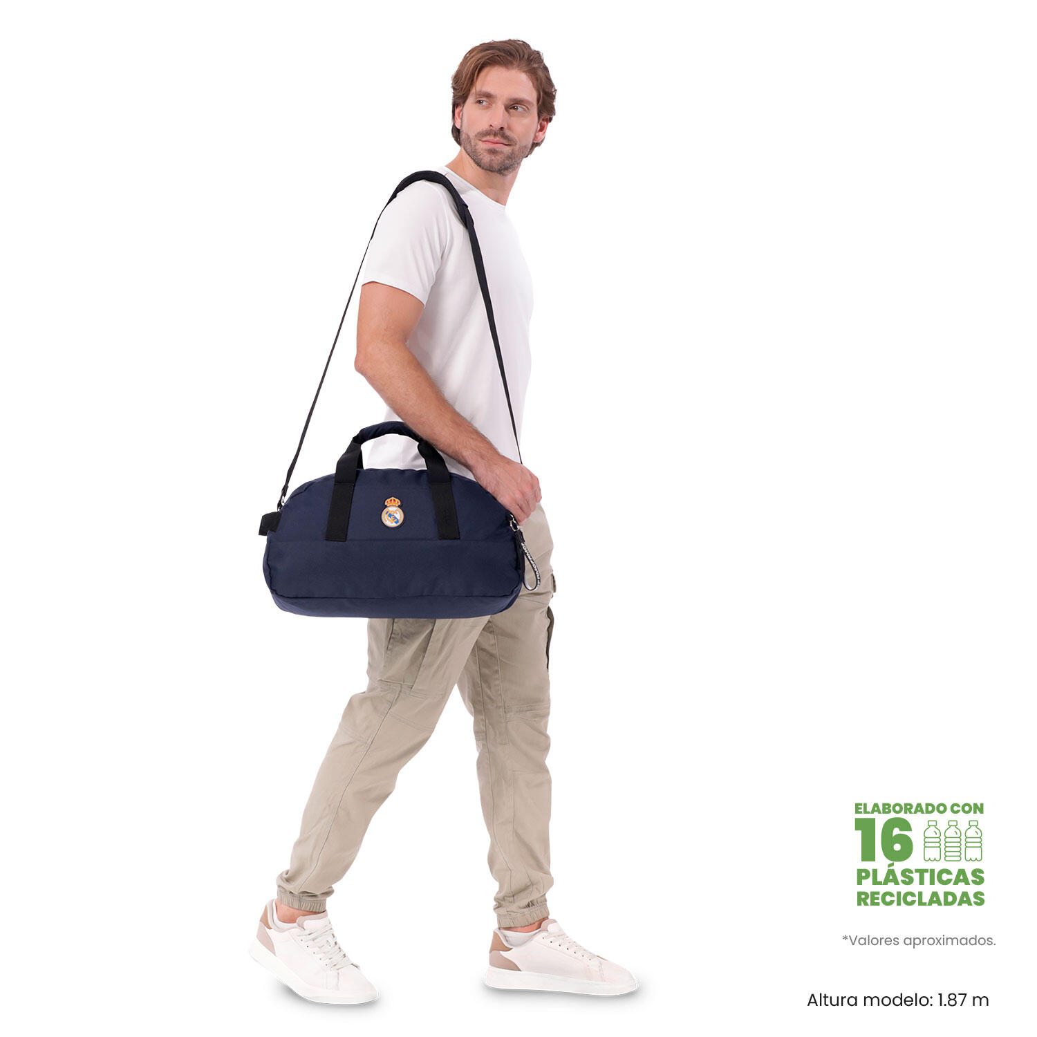 Totto Bolsa deporte Real Madrid Azul Poliéster 47 x 25 x 19 cm 3/5