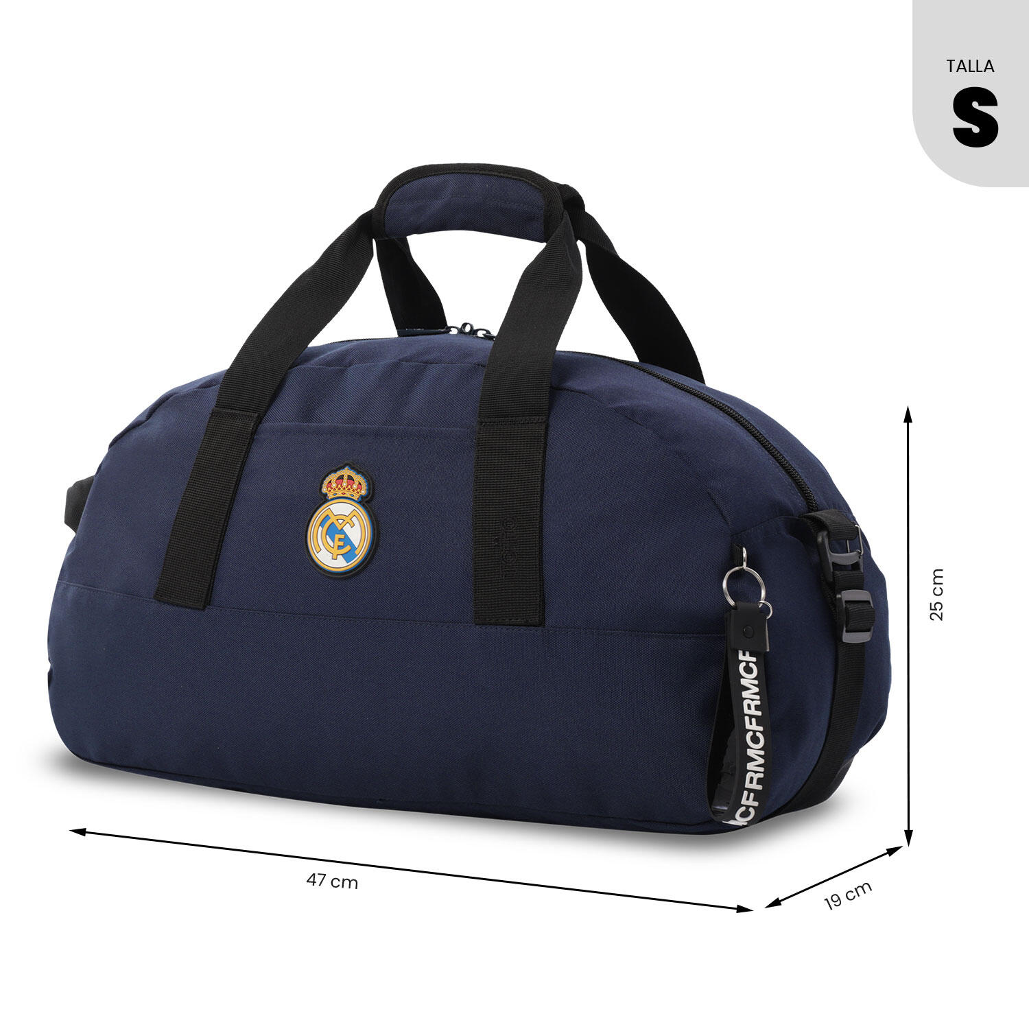 Totto Bolsa deporte Real Madrid Azul Poliéster 47 x 25 x 19 cm 4/5