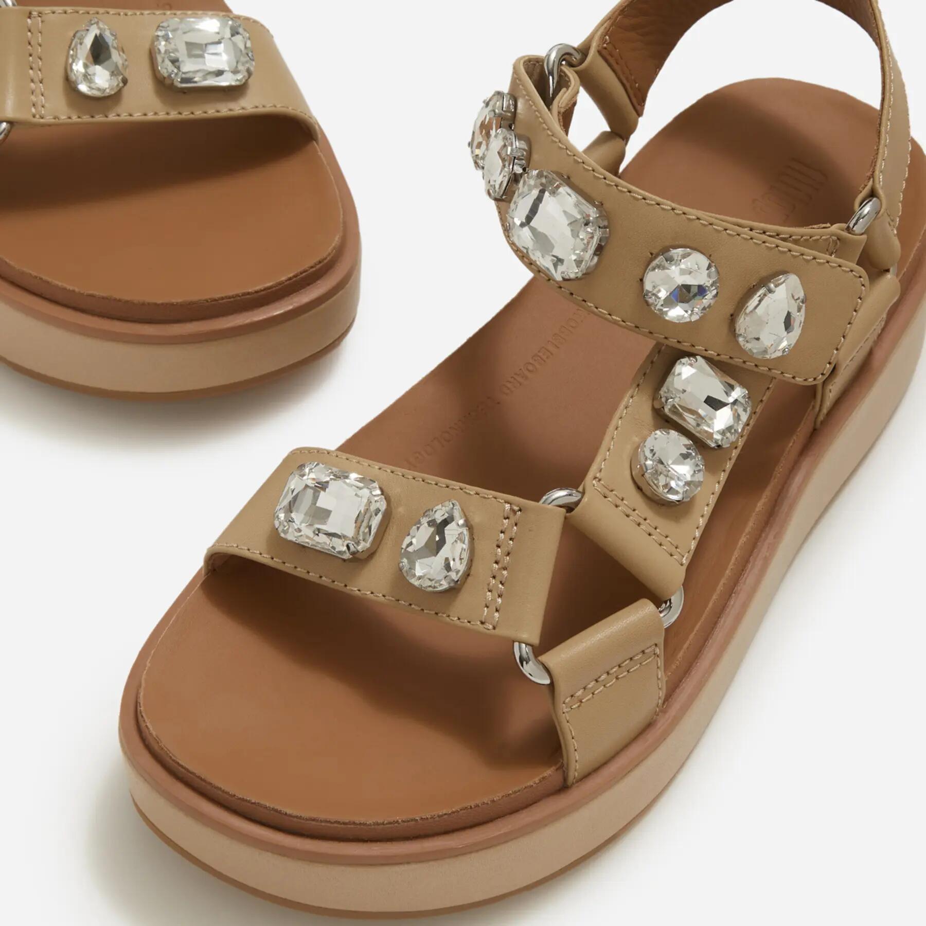 Sandalias de cuña para mujer FitFlop Gen-FF Max Ultra-Jewel 4/7