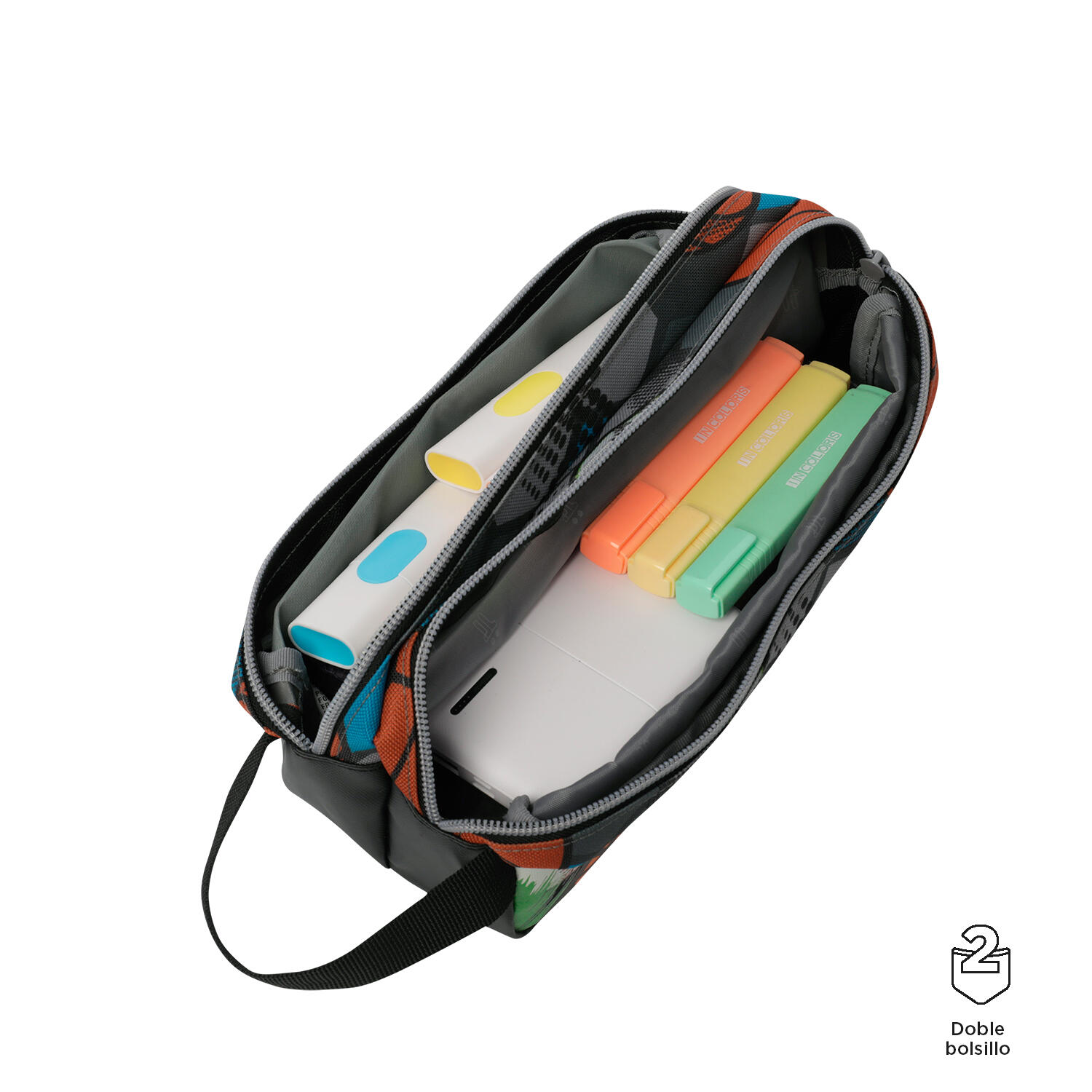 Totto Estuche infantil Multisport Multicolor Poliéster 23 x 12 x 9 cm 3/4