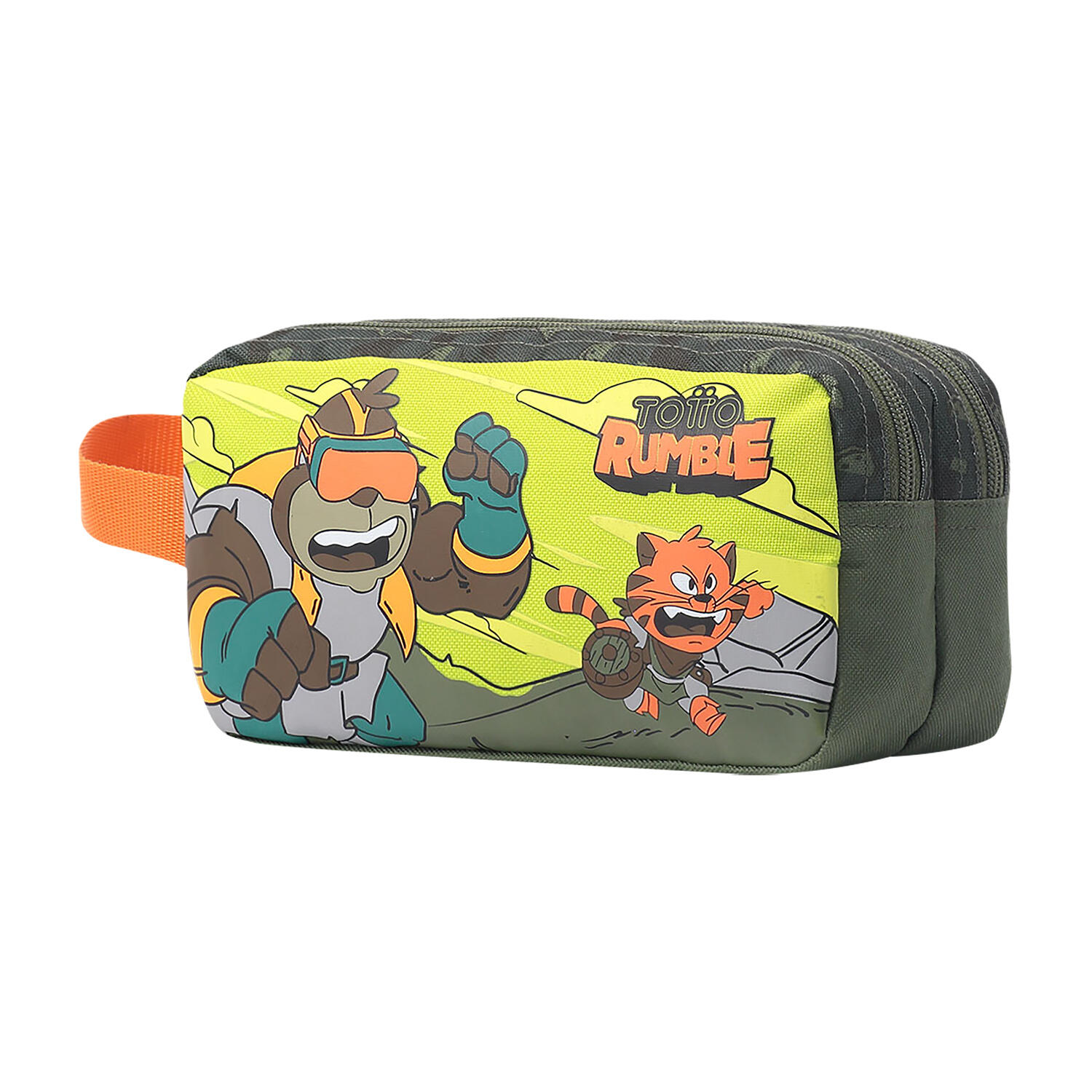 Totto Estuche infantil Brawlmaster Amarillo Poliéster 23 x 12 x 8.5 cm 1/3