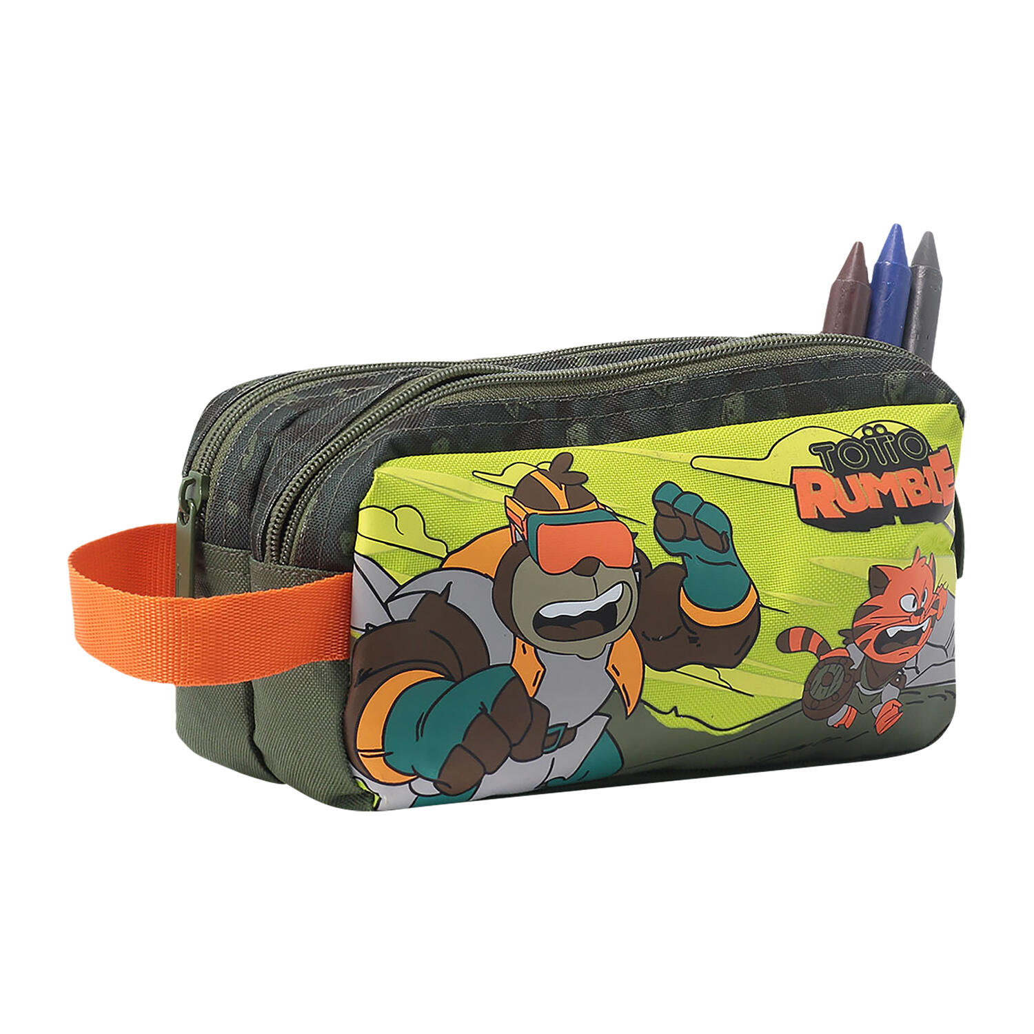 Totto Estuche infantil Brawlmaster Amarillo Poliéster 23 x 12 x 8.5 cm 3/3