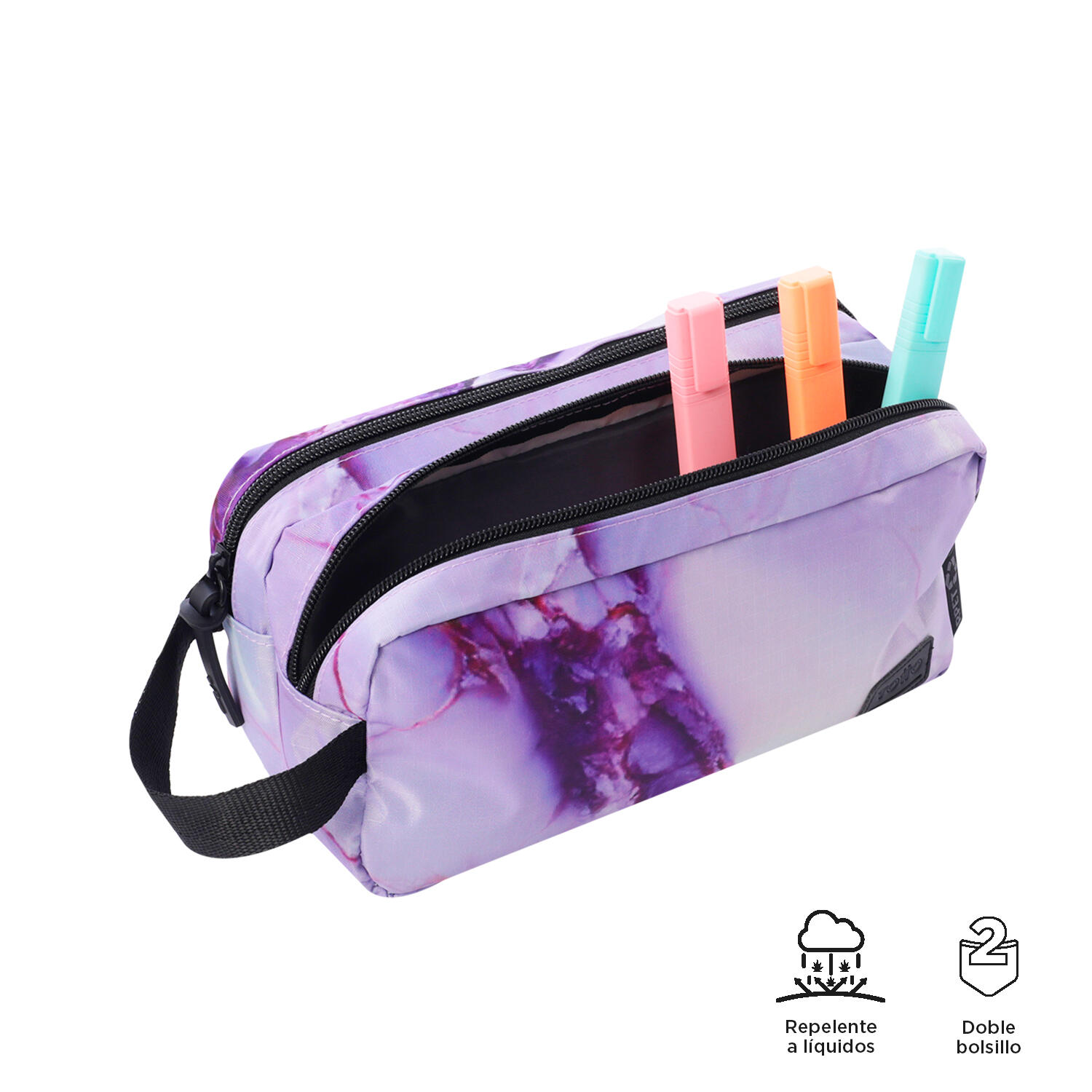 Totto Estuche Chizal Esmerald Poliéster 24 x 12 x 8.5 cm 3/4