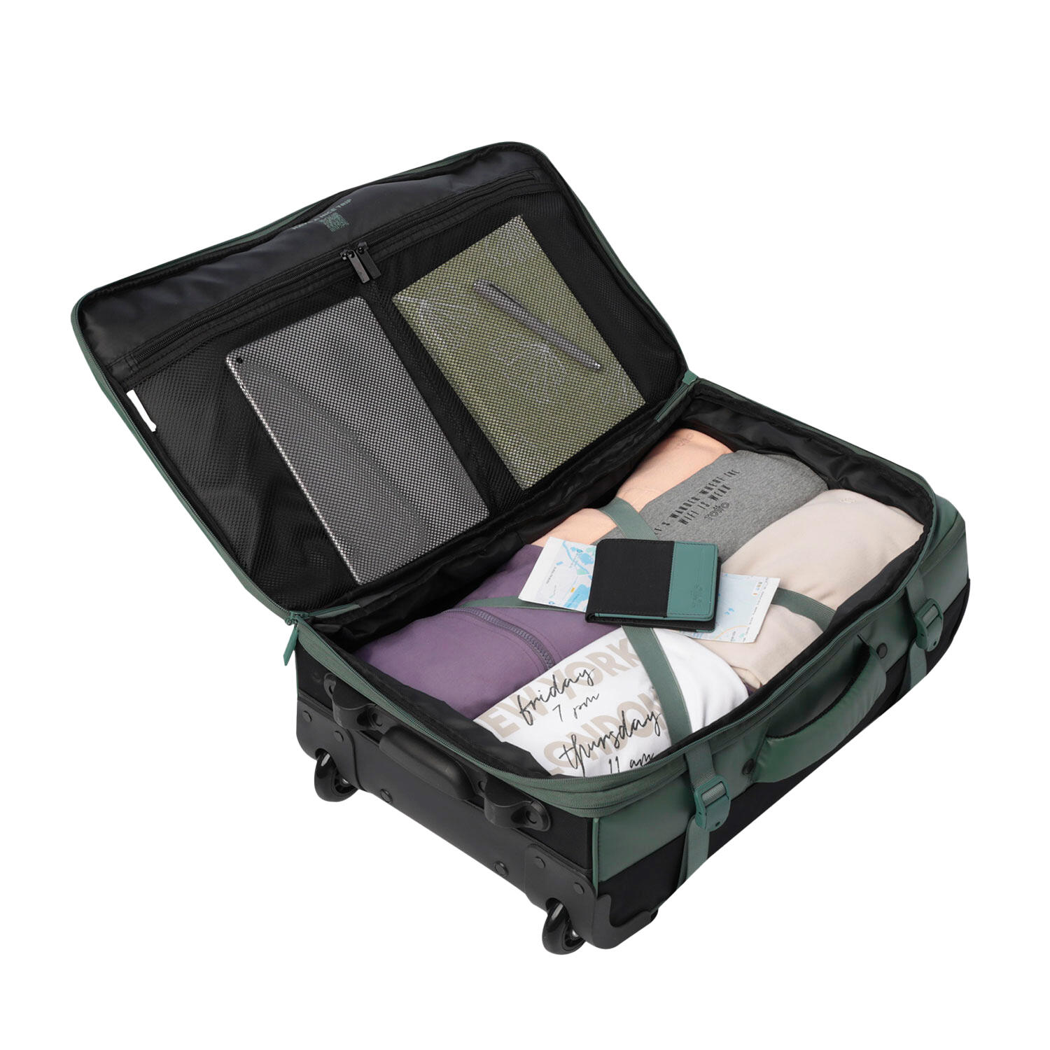 Totto Maleta de cabina Trip S Silver Pine Poliéster 34.5 x57 x23 cm 4/5