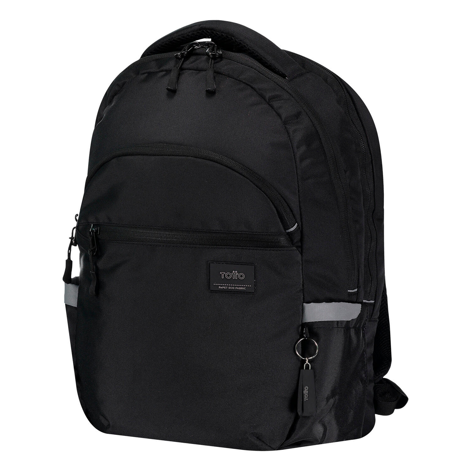 Totto Mochila urbana Indo Negro Poliéster reciclado 47 x 30.5 x 19 cm 2/5