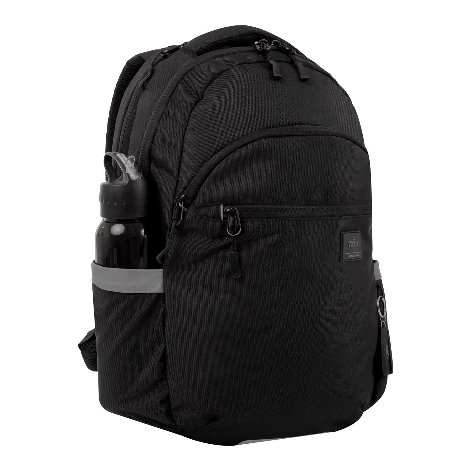 Totto Mochila urbana Indo Negro Poliéster reciclado 47 x 30.5 x 19 cm 4/5
