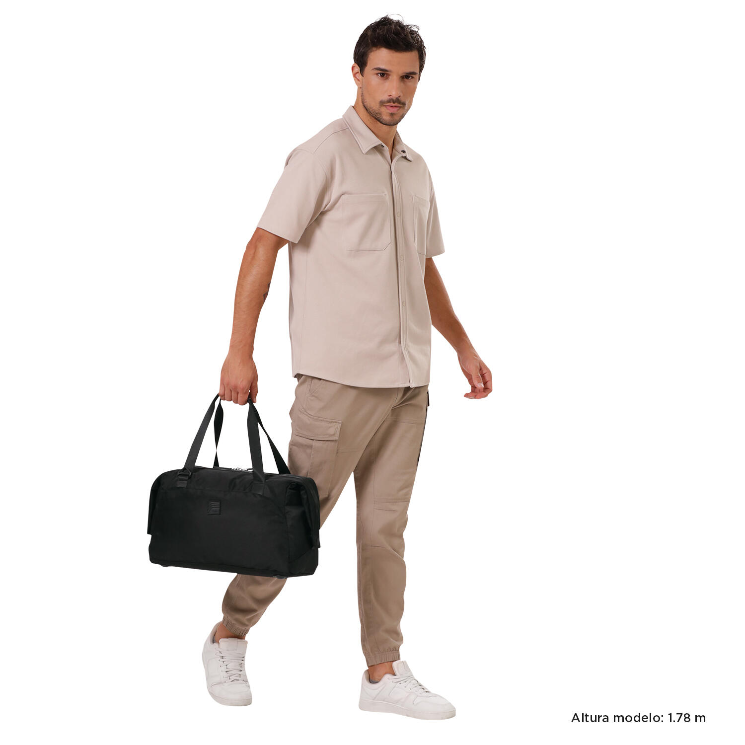 Totto Bolsa viaje Weekender Negro Poliéster 41 x 26.5 x 19 cm 3/5