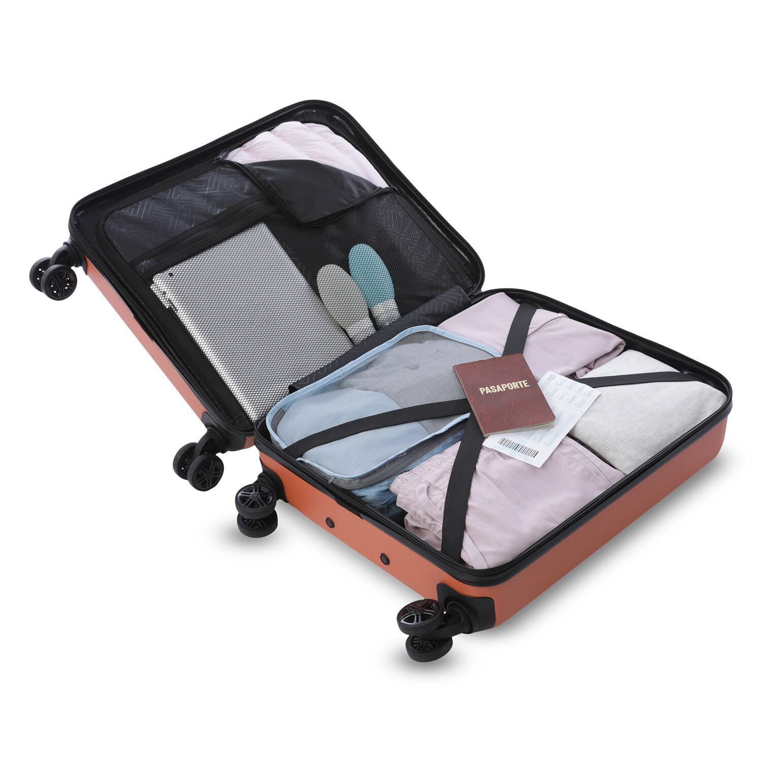 Totto Maleta de cabina Helios 2.0 Naranja Policarbonato 42 x55 x 20.5 cm 5/5