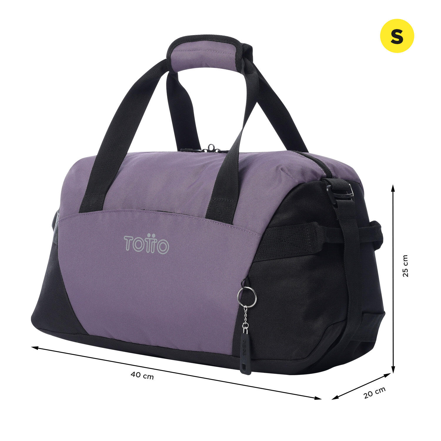 Totto Bolsa deporte Active Pro Montana Grape Poliéster 40 x 25 x 20 cm 2/4