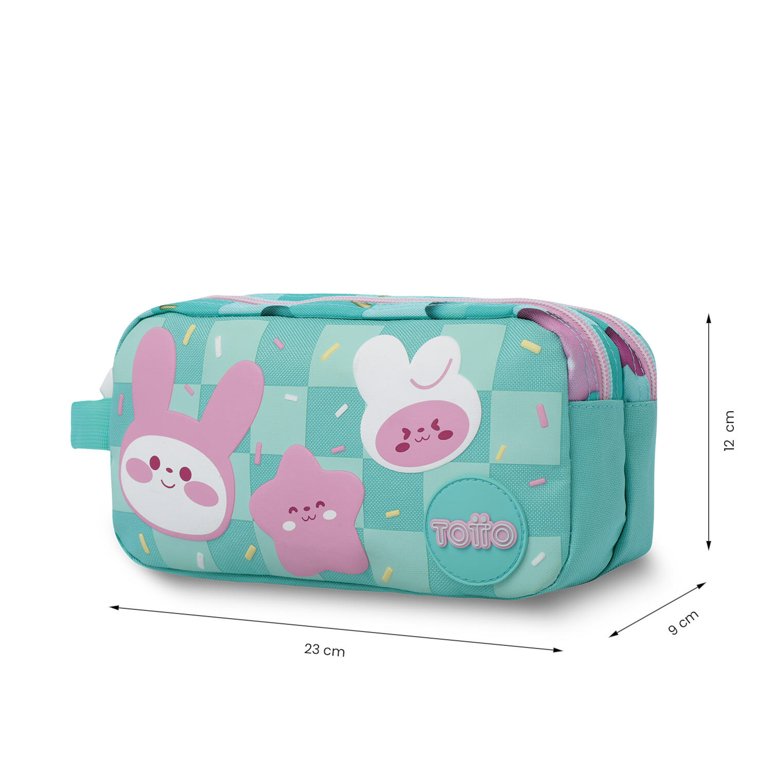 Totto Estuche infantil Bunny Pump Azul Poliéster 23 x12 x 9 cm 2/4