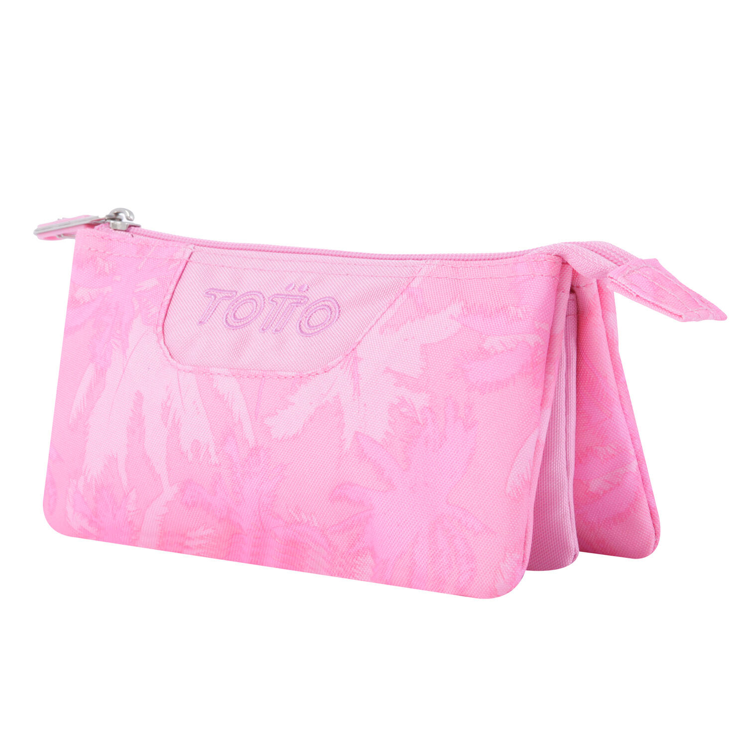 Totto Estuche escolar Tablero Palmeras rosas Poliéster 22 x 11 x 3.5 cm 2/4
