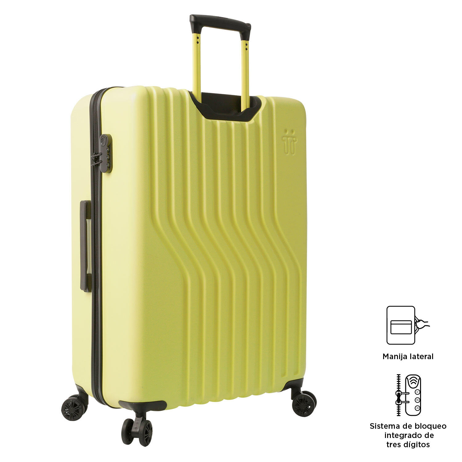 Totto Maleta grande Nomad Yellow Iris Acrilonitrilo 52 x 76 x 29.5 cm 5/5
