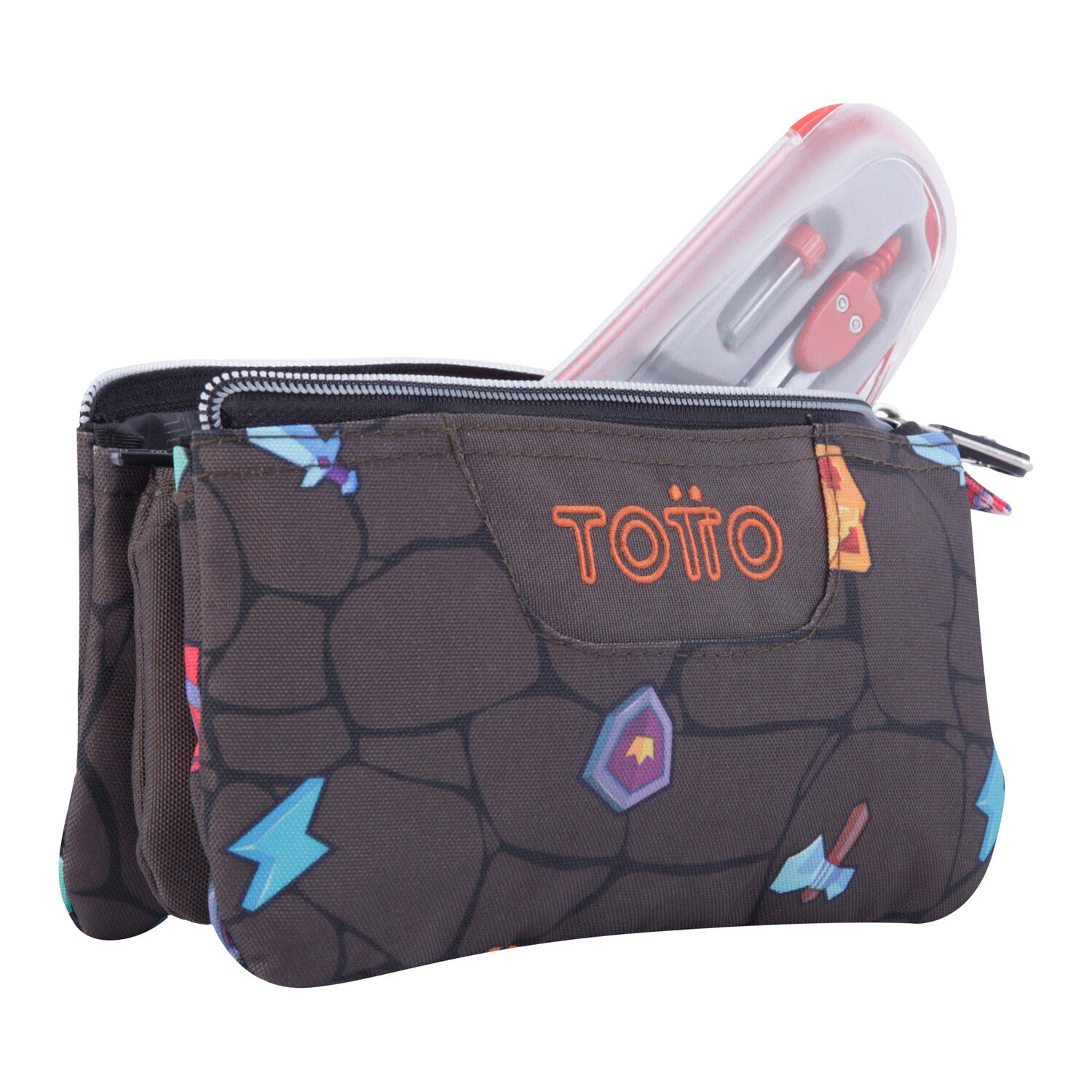 Totto Estuche escolar Tablero Videojuego Poliéster 22 x 11 x 3.5 cm 4/4