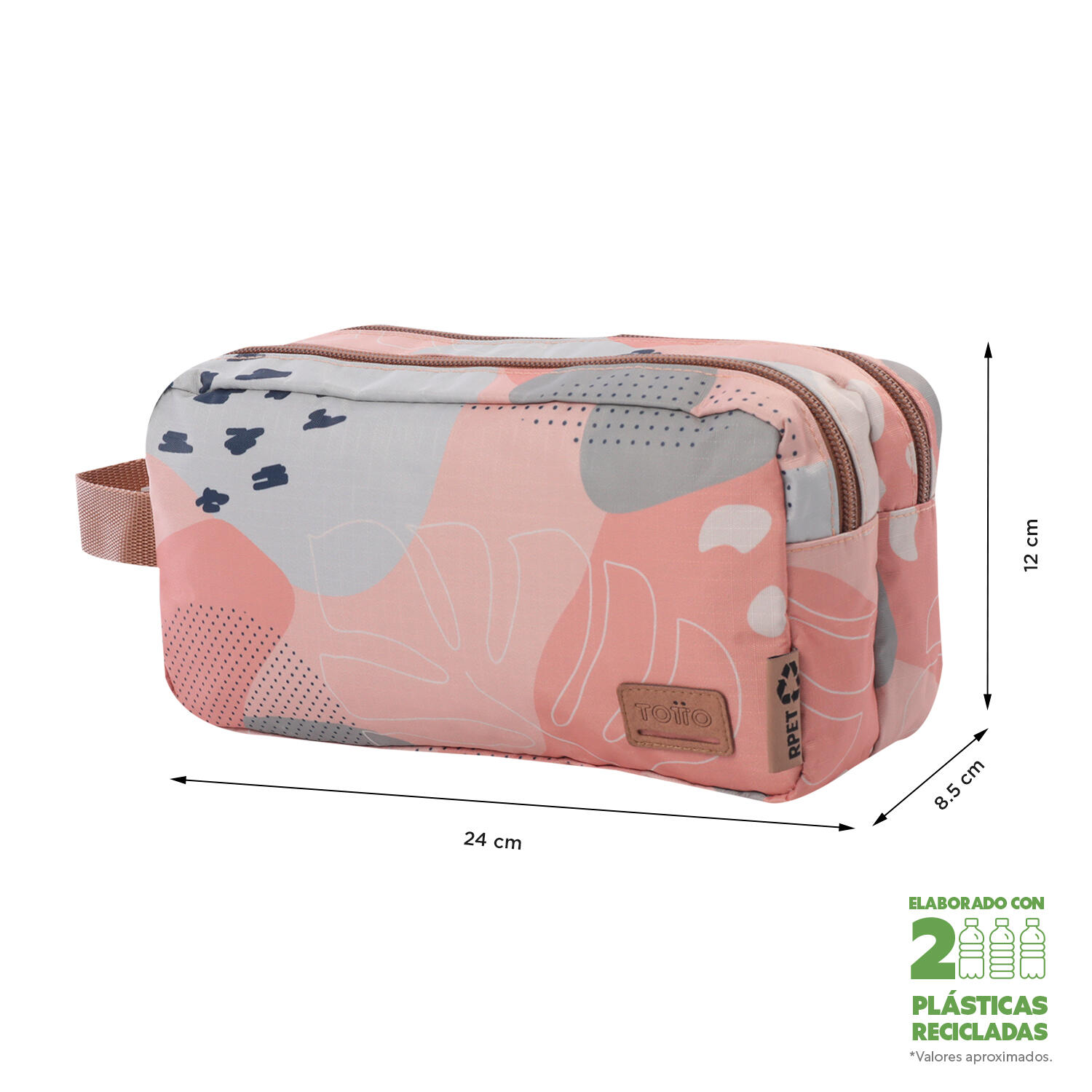 Totto Estuche Chizal Softly Pray Poliéster 24 x 12 x 8.5 cm 2/4