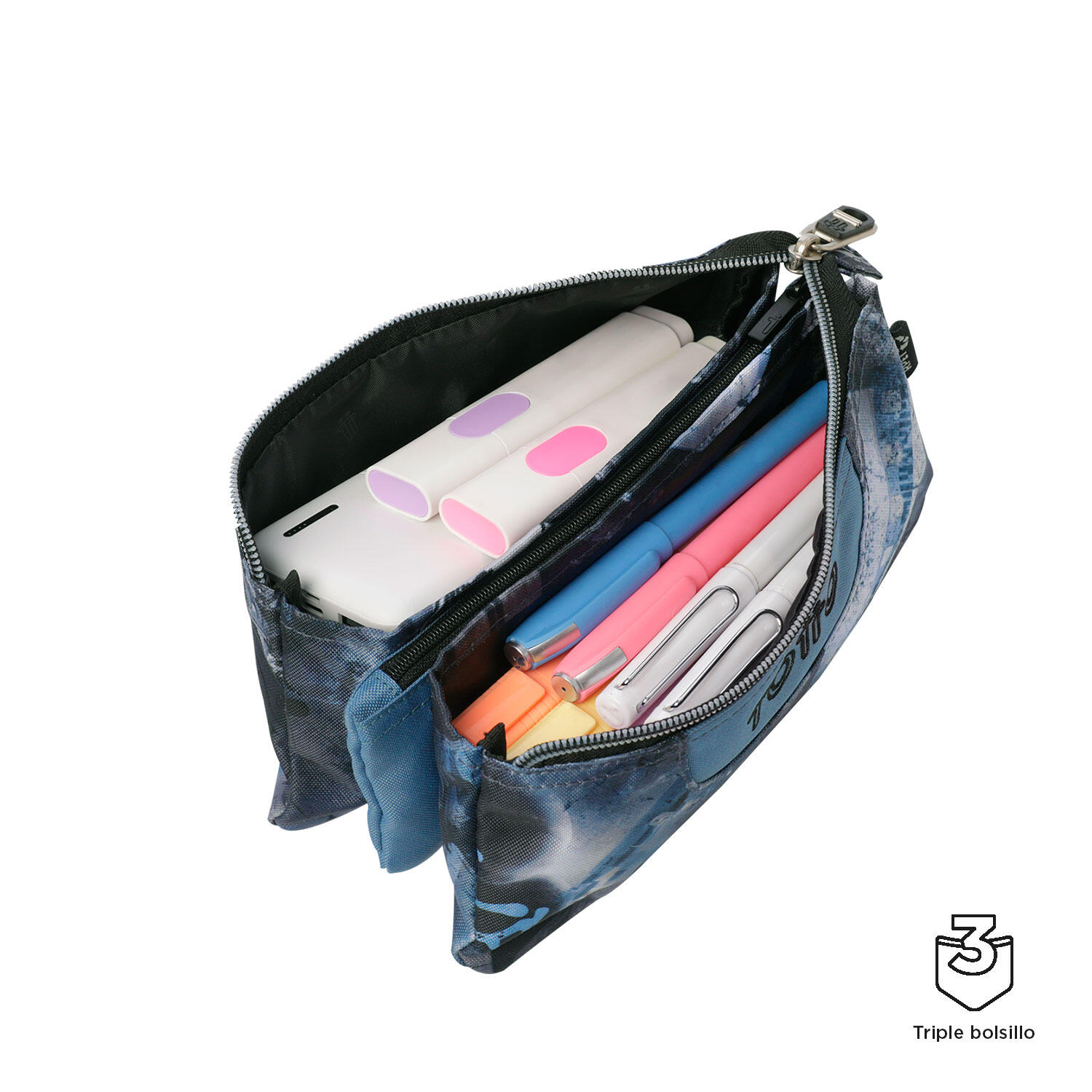 Totto Estuche escolar Tablero Film Poliéster reciclado 22 x 11 x 3.5 cm 3/4