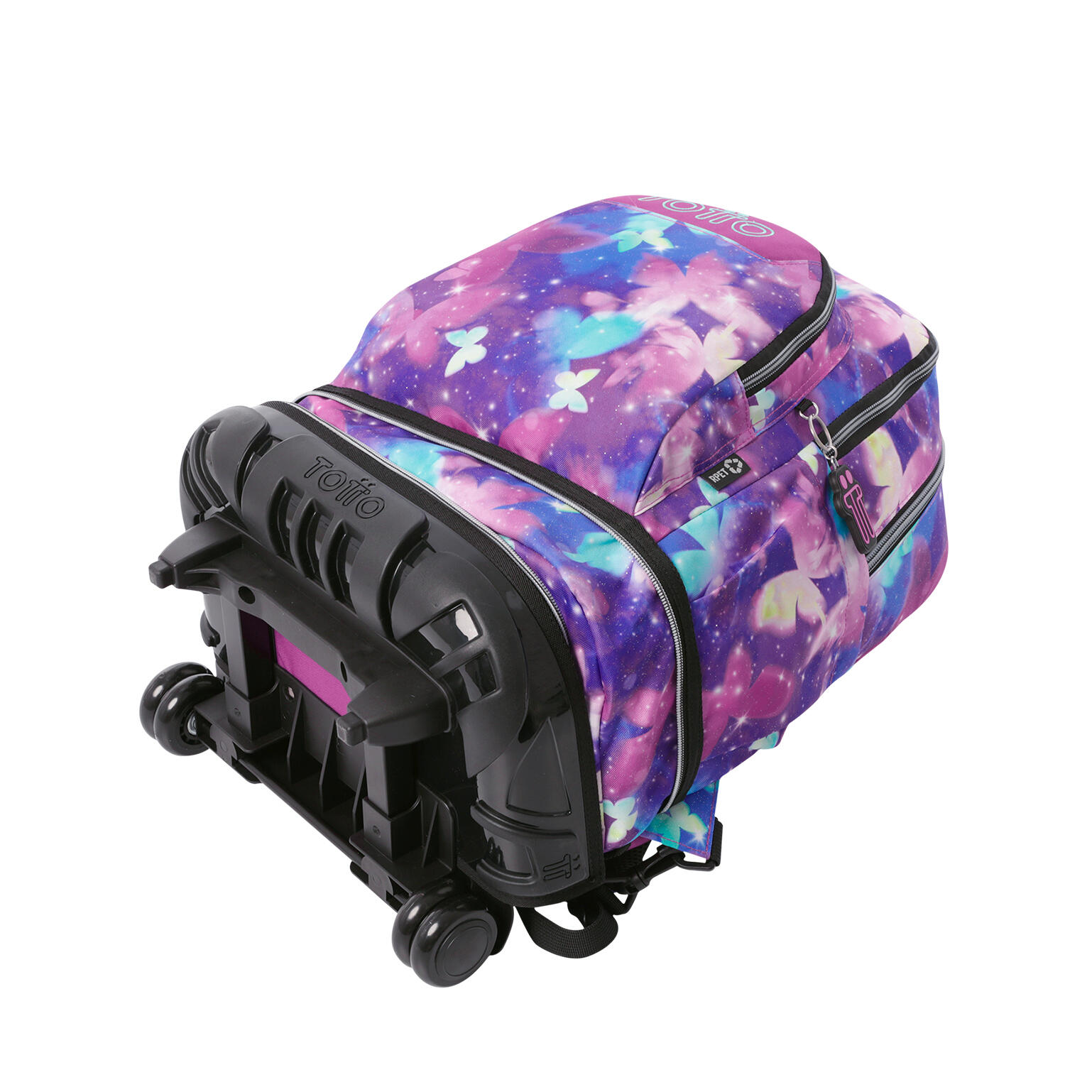 Totto Mochila escolar ruedas Tiza Desmontable Star Butterfly Poliéster reciclad 5/5