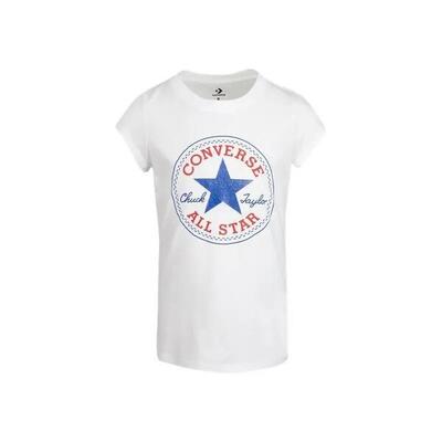 Meisjes-t-shirt converse chuck patch