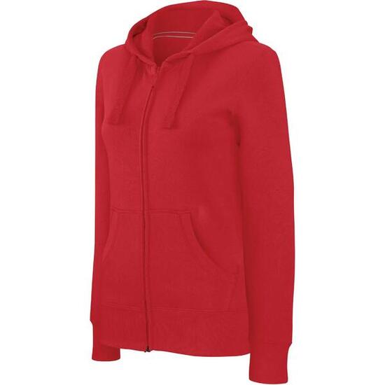 Sweathirt femme zippé à capuche Kariban