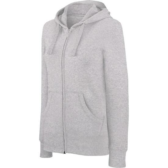 Sweathirt femme zippé à capuche Kariban