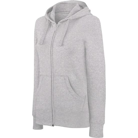Sweathirt femme zippé à capuche Kariban