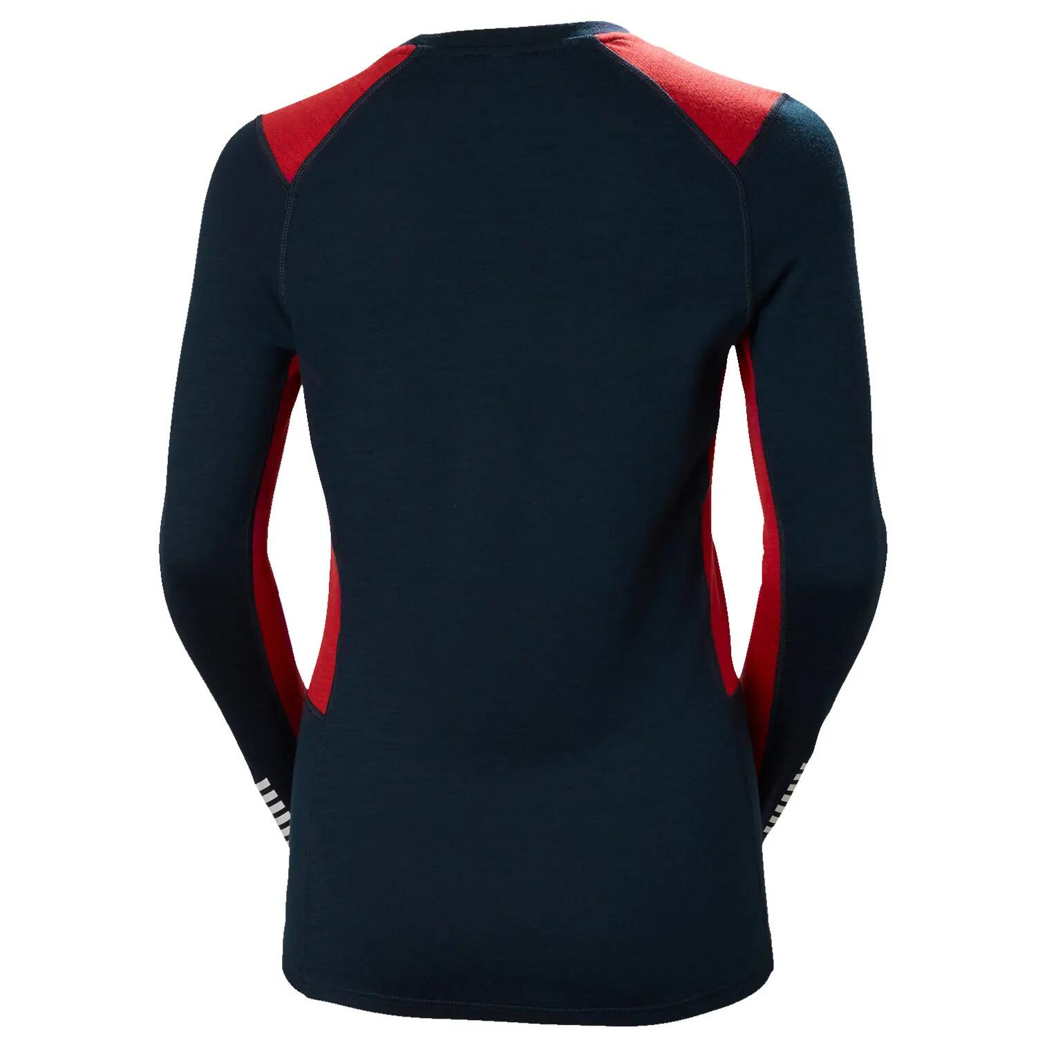 Felpa da donna Helly Hansen lifa merino midweight crew 2/6
