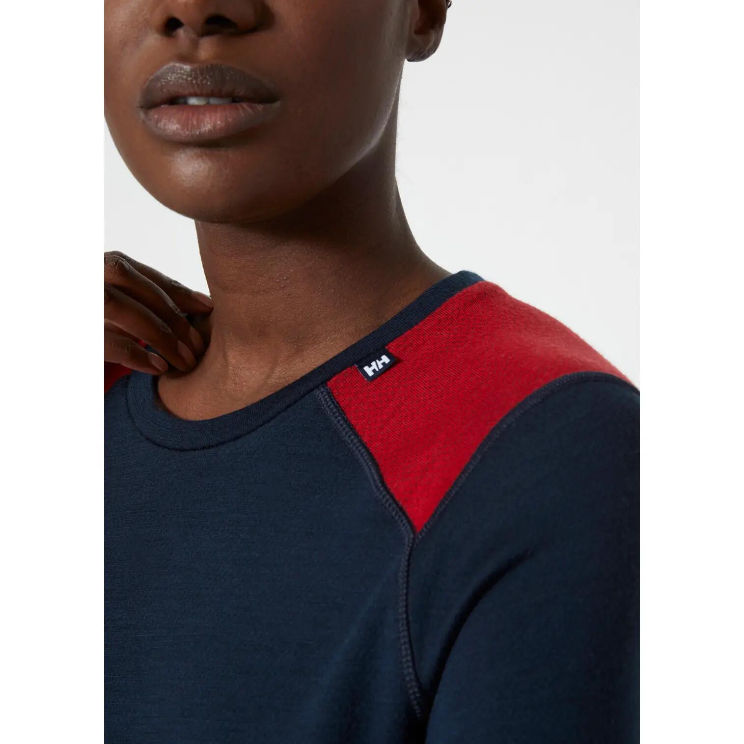 Sweatshirt femme Helly Hansen lifa merino midweight crew 6/6