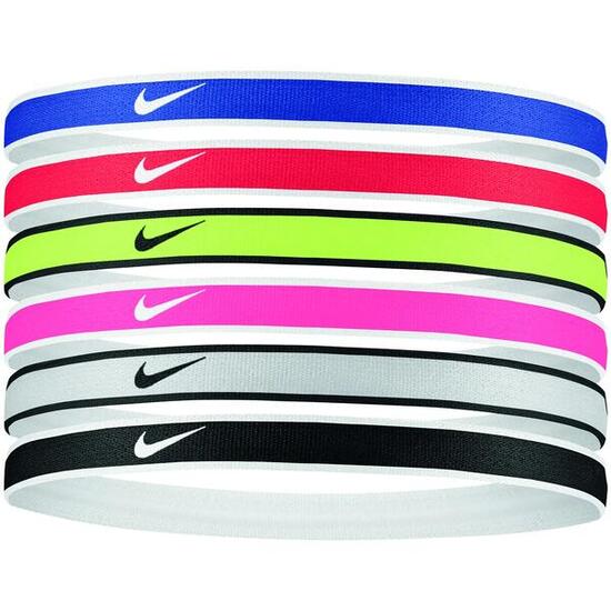 Lot de 6 bandeaux femme Nike Swoosh Sport Tipped