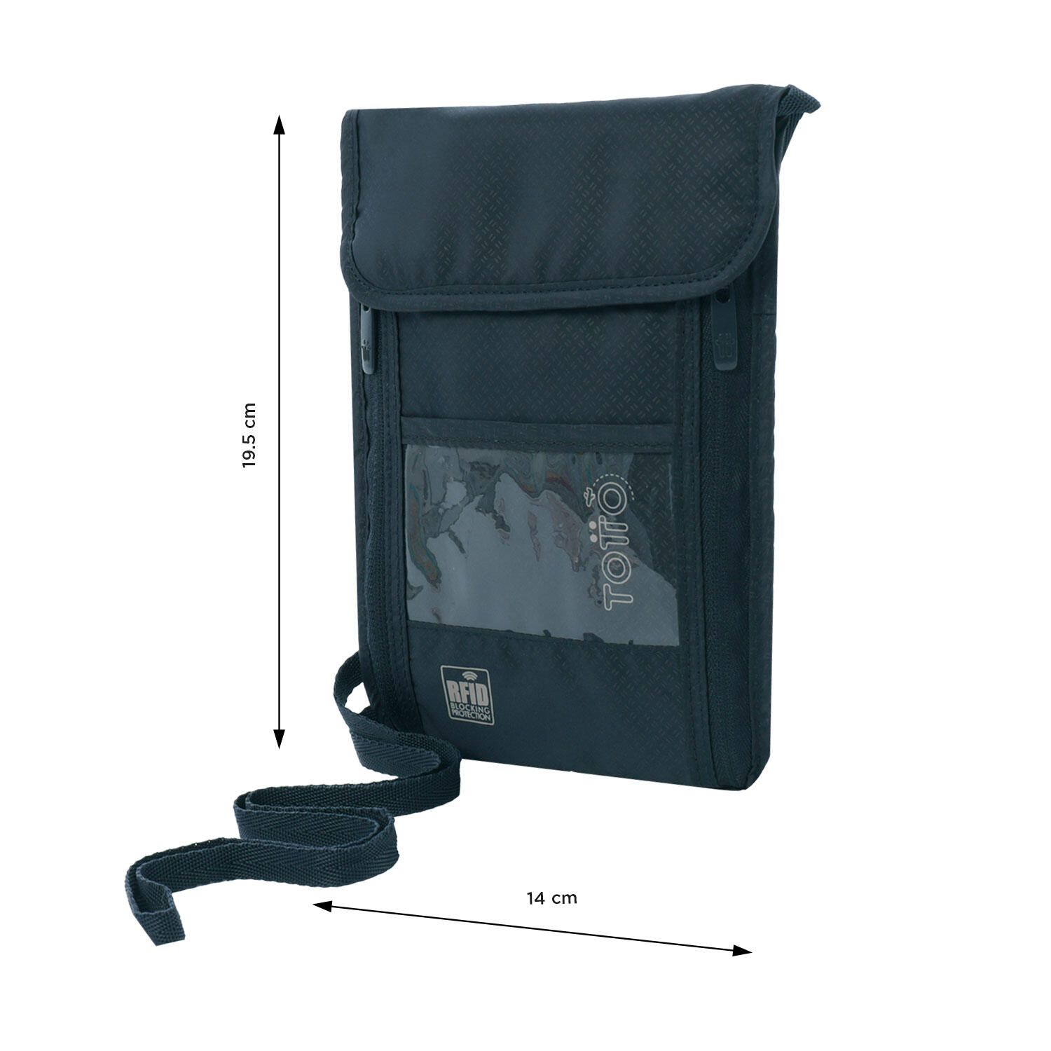 Totto Porta pasaporte Hang Salute Poliéster 14 x 19.5 x 0.5 cm 2/4