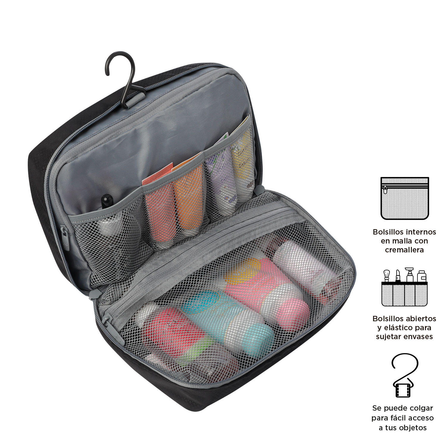 Totto Organizador equipaje All in Black Poliéster 23 x 15 x 8 cm 4/5