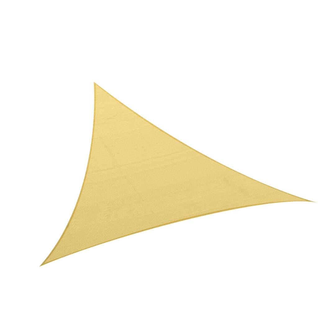 Mountview 180GSM 5x5x5M Triangle Shape Sun Shade Sail - Sand