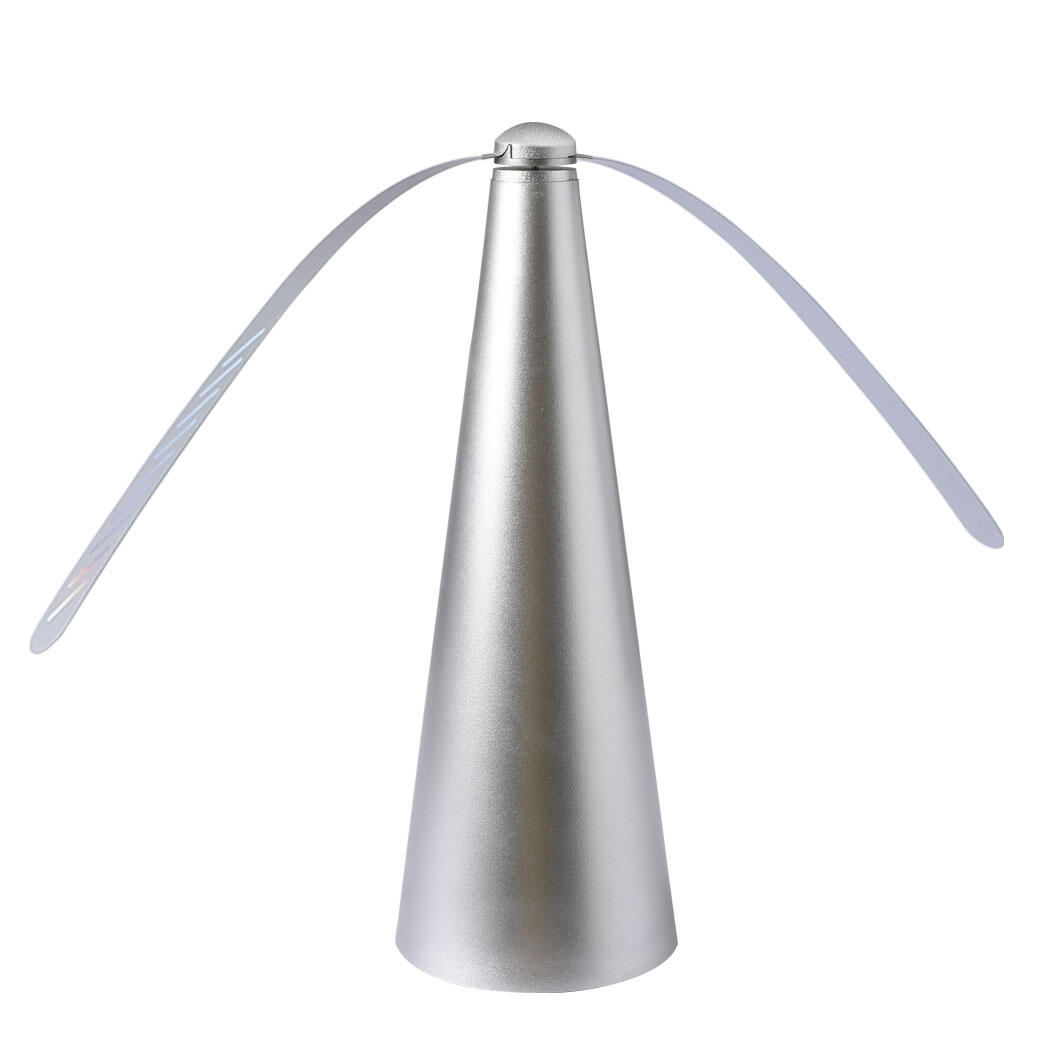 Lambu Chemical Free Fly Repellent Fan - Silver with Pothook