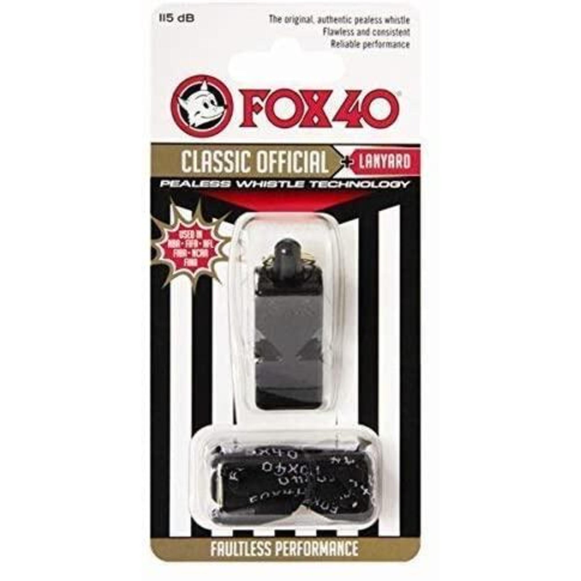 FOX 40 OFFICIAL REFS WHISTLE & WRIST STRAP 1/3