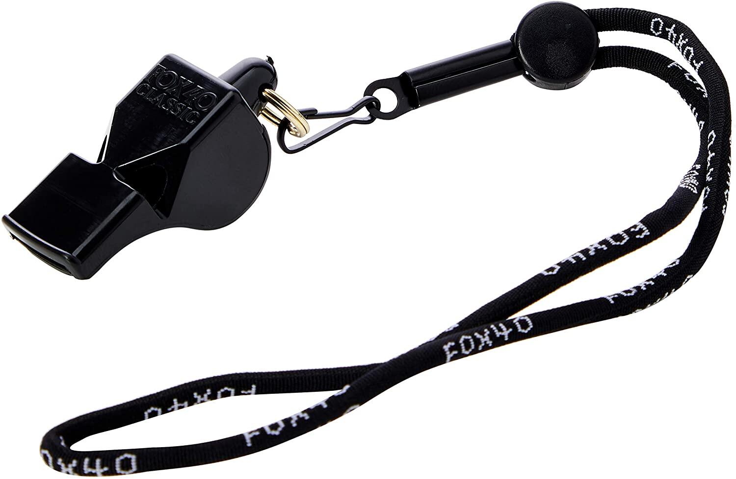 FOX 40 OFFICIAL REFS WHISTLE & WRIST STRAP 2/3