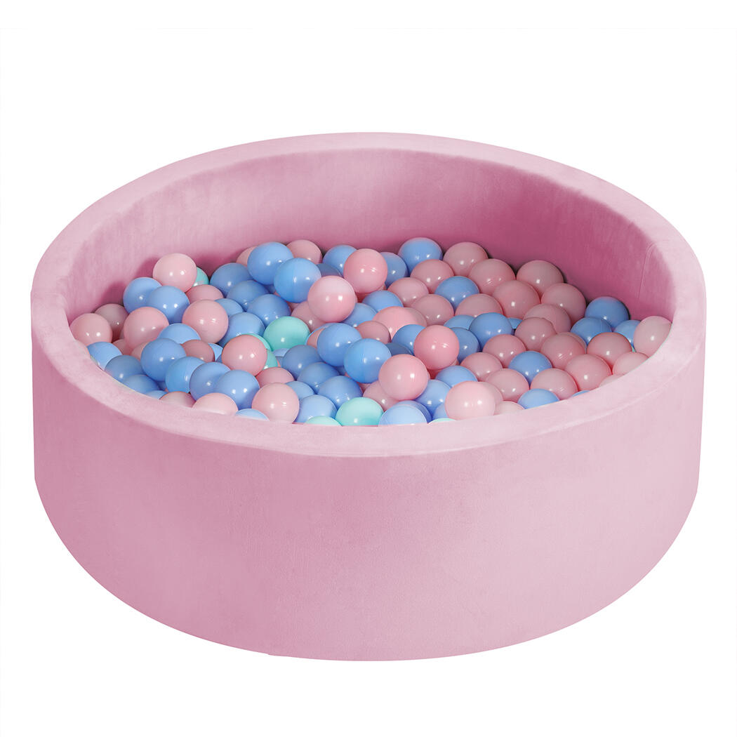BoPeep 90x30cm Soft Baby Kids Ocean Ball Play Pot in Pink Colour with 200 Balls