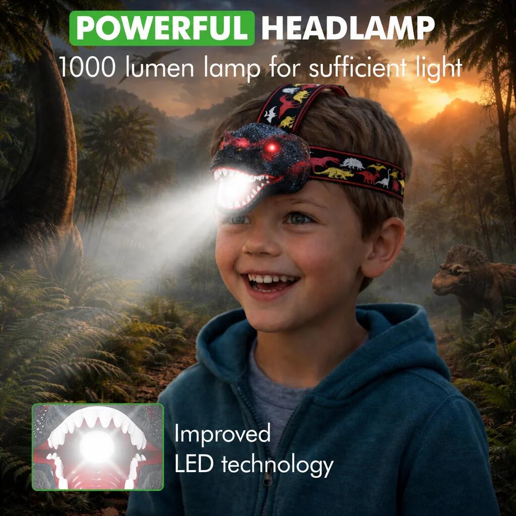 Hoofdlamp Kinderen Oplaadbaar LED 4/6
