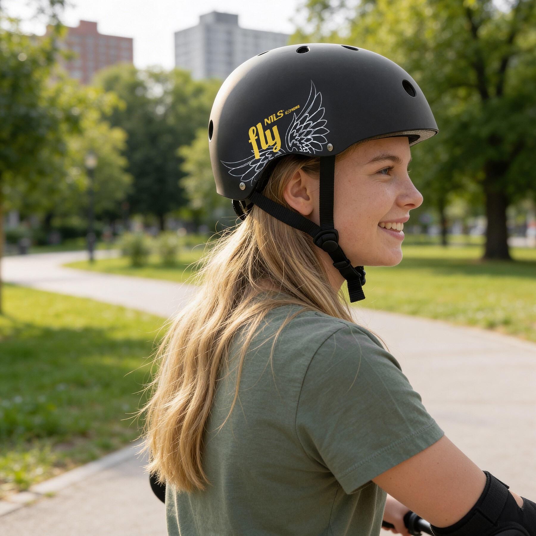 Casque de skate pour rollers, trottinettes et scooters NILS EXTREME MTW001 FLY 3/7
