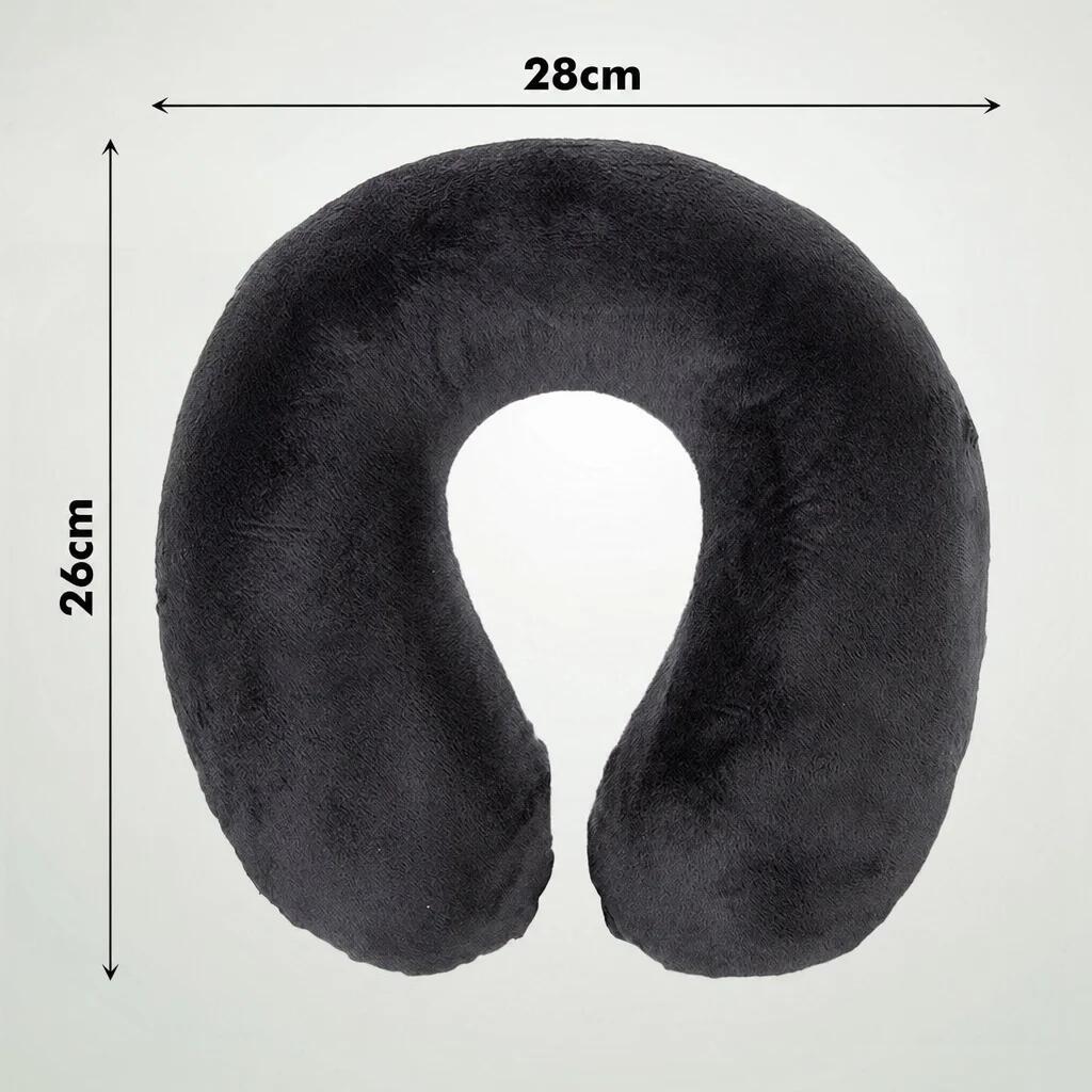 Nackenkissen aus Memory-Schaum, luxuriöses Reisekissen 2/6