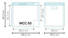 Cestovní kompresorová lednice Mestic Cool Box MCC-50 AC/DC 7/7