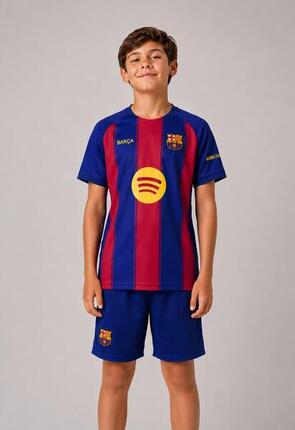 FC Barcelona 2025–26 Premium-Heimtrikot für Kinder