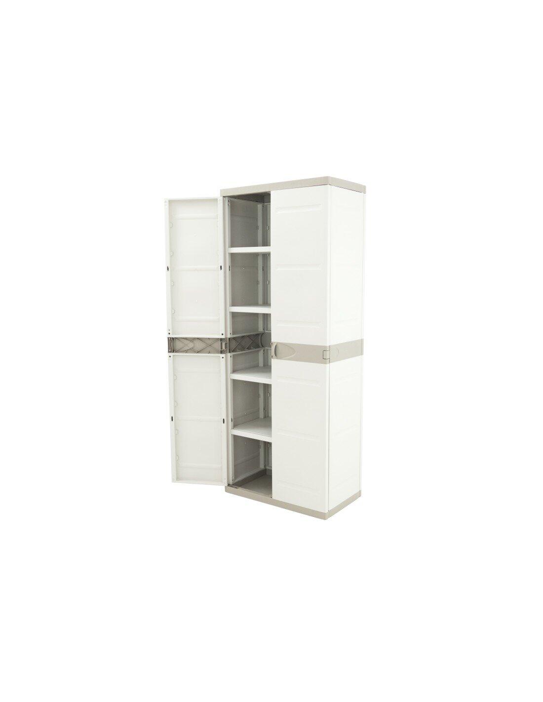 Armario de 4 estantes de Resina | Titani JARDIN202 Beige 5/5