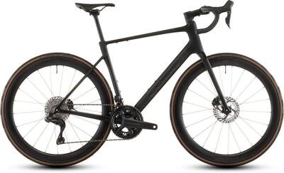 Cube attain c:62 slt carbon coalchrome - racefiets 62 cm, ultegra di2 2x12