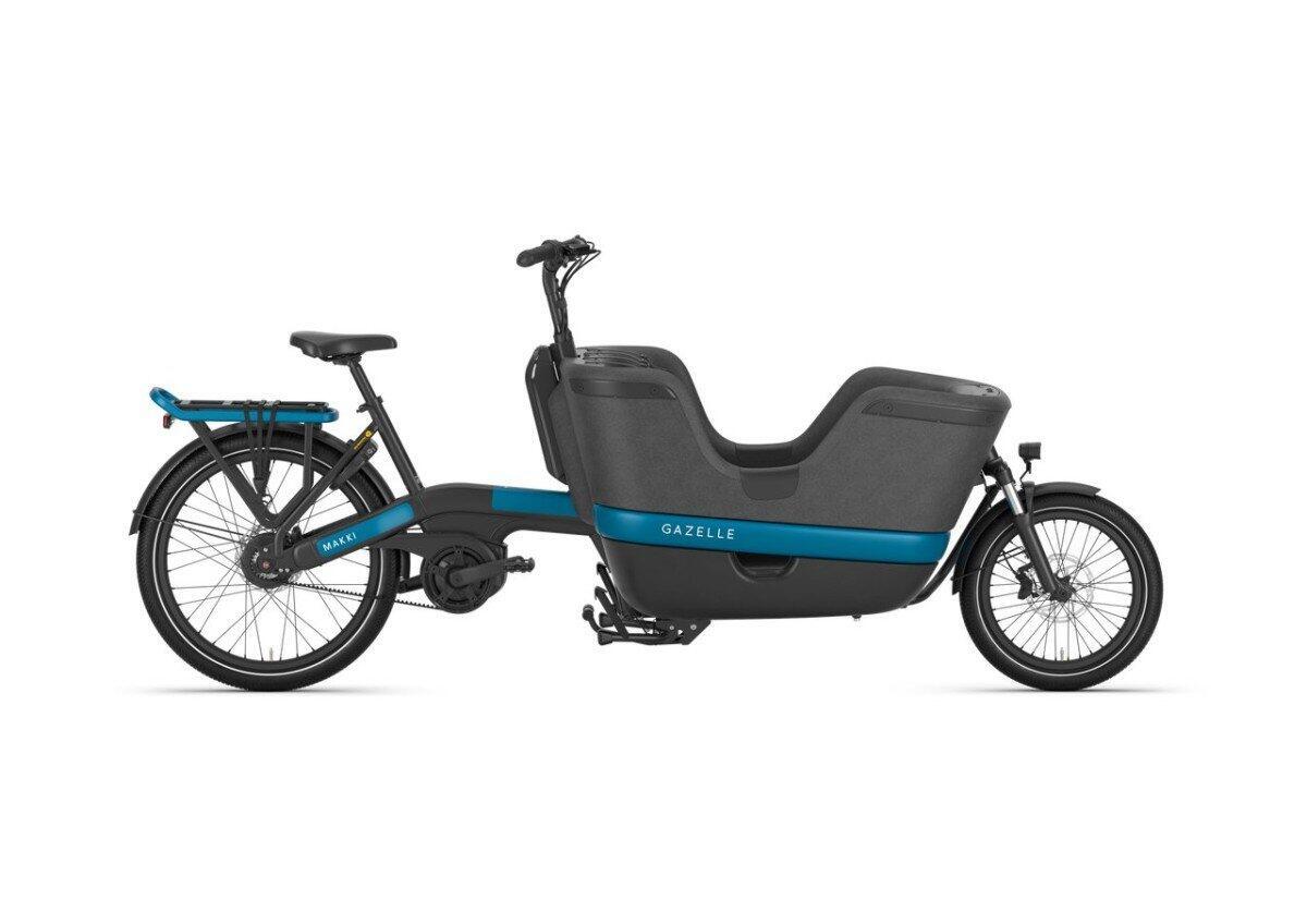 Gazelle Makki Load elektrische bakfiets 49 cm, 400Wh, zwart 2/2