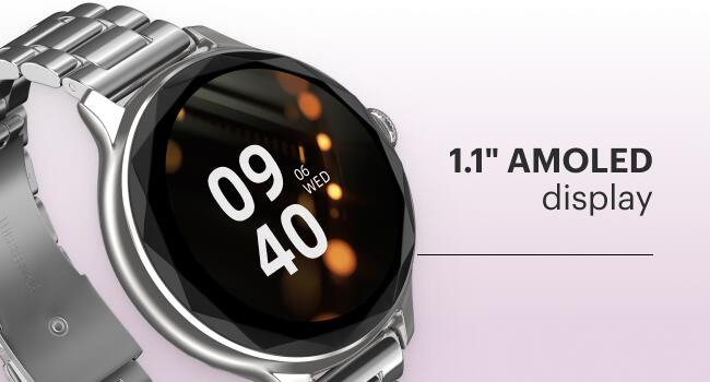 Relógio Smartwatch NOISE Diva Prateado Metálico 2/6