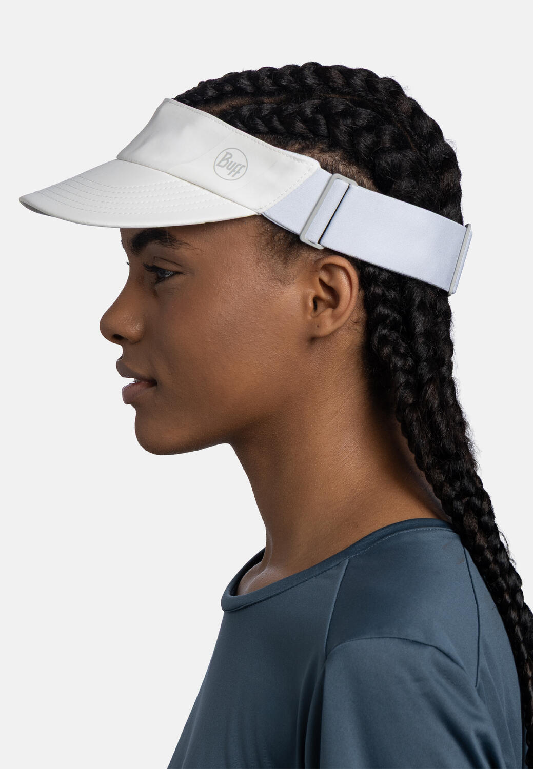 Visera Speed Mujer Buff Blanco 6/7