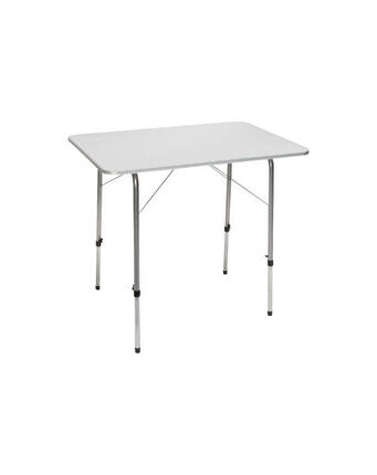 Table de camping - Hauteur réglable - 80x60 cm